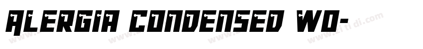 Alergia Condensed W0字体转换